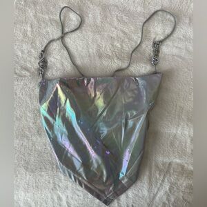 Holographic Crop Top